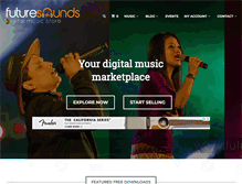 Tablet Screenshot of futuresounds.in